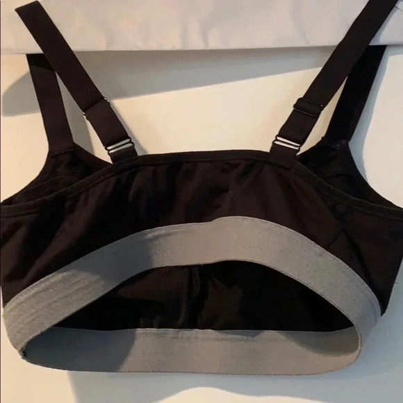 Half Moon Black Sports Bra - Picture 2 of 3